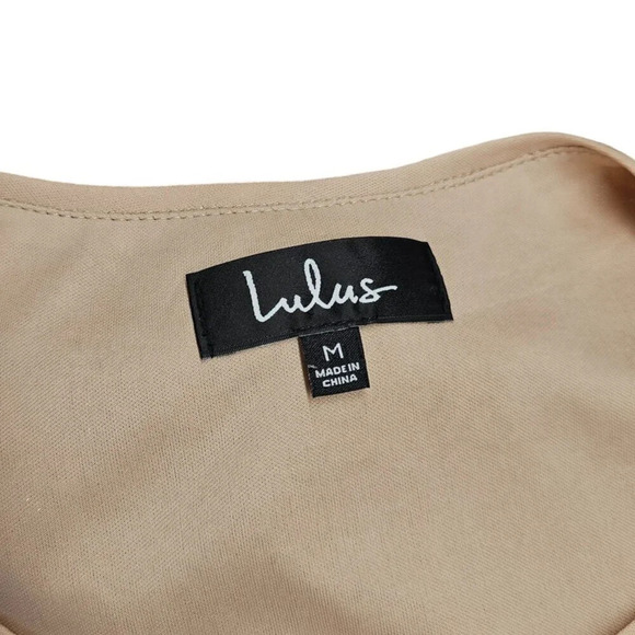 Lulu's Belle Etoile Rose  Gold Sequin Maxi Dress Size Medium Allover Sequin NWT - Picture 10 of 12